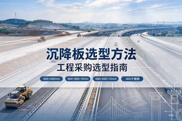 横山沉降板选择方法